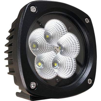 Tiger Lights TL500WF - Luz LED compacta de 50 W, 9 V, compatible con/reemplazo para Caterpillar AP-1000D, AP-1055D, AP-500E, AP-600D, AP-655C, AP-655D - Luz todoterreno para pavimentadora de asfalto