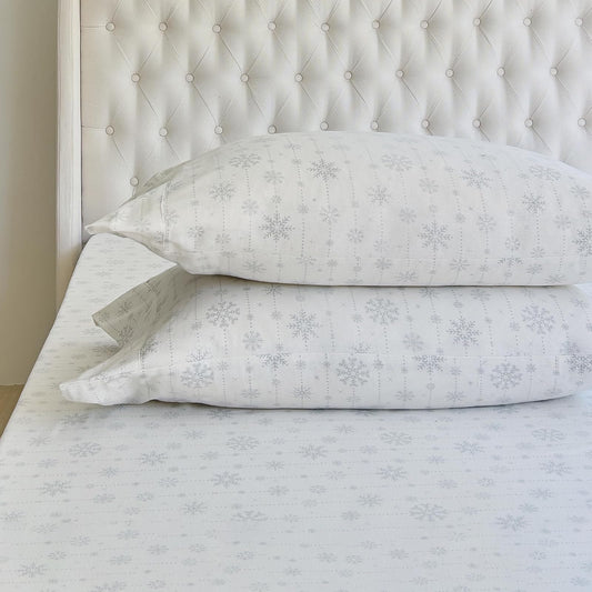 Elegant Comfort - Juego de sábanas de franela de algodón turco, ultra suave, 4 piezas, 100% algodón, sábanas de franela de Navidad, cálidas y acogedoras de calidad premium, sábana bajera ajustable con