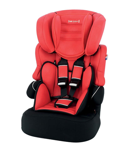 Safe System BELINE Autoasiento Grupo 1/2/3 (9-36Kg) - Fabriqué en France - Reposacabezas réglable en altura