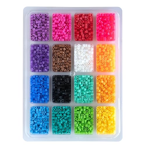 Perler Beads - Bandeja de abalorio para manualidades con abalorio de perler (4001 unidades)