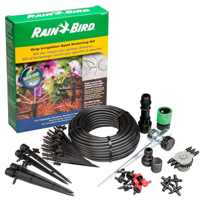 Rain Bird Outoor - Productos, Negros, Spot Watering Manifold on a Spike Kit, Bubblers and Emitters