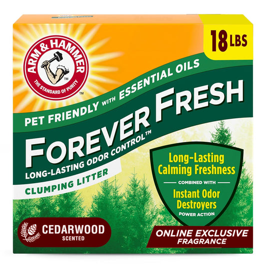 Arm & Hammer Forever Fresh Clumping - Arena para Gatos (Madera de Cedro)
