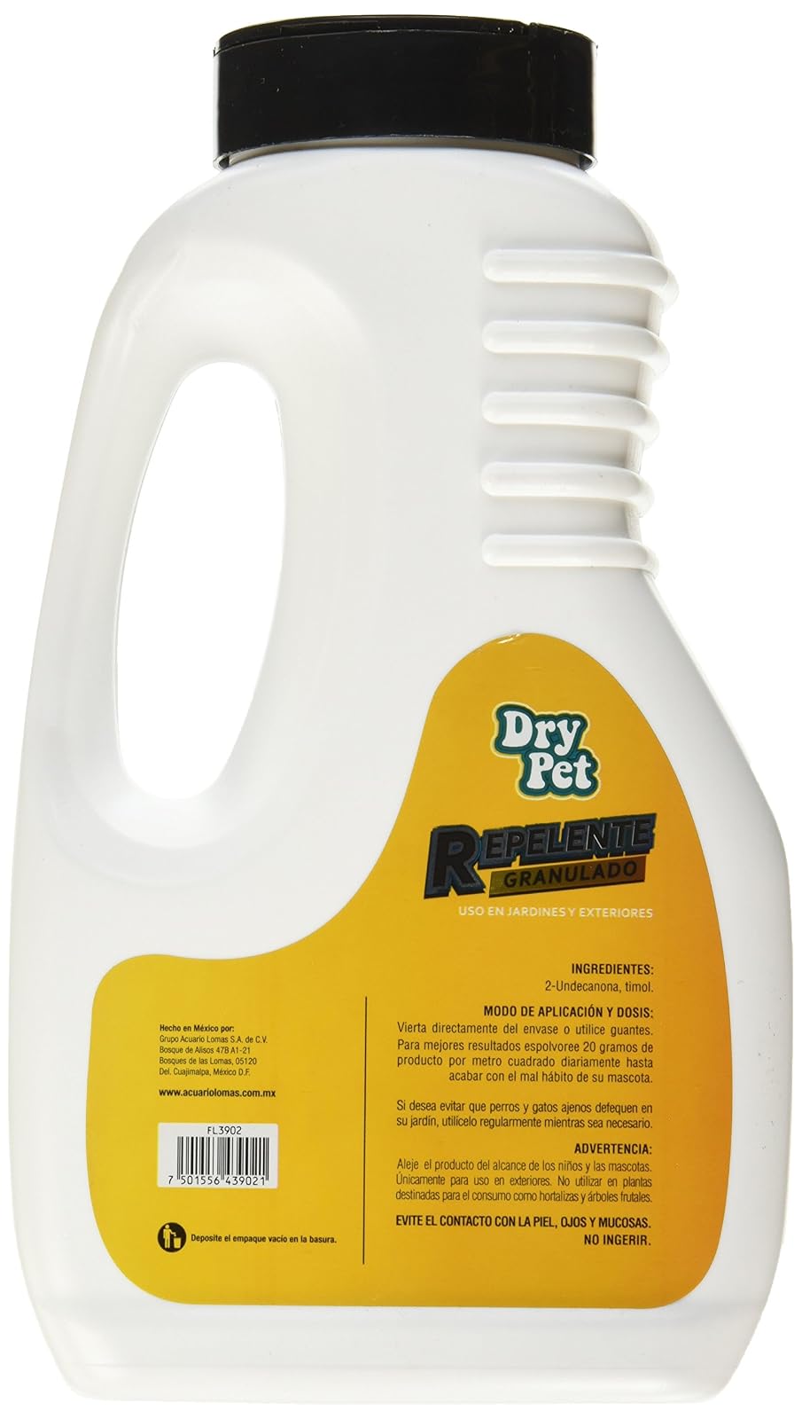 Dry Pet Repelente Granulado para Perros y Gatos 1 kg – Uso Exterior, Protege Jardines y Plantas