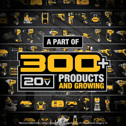 DEWALT driver de impacto de 20 V máximo, 1/4 pulgadas, batería y cargador incluidos (DCF787D1)