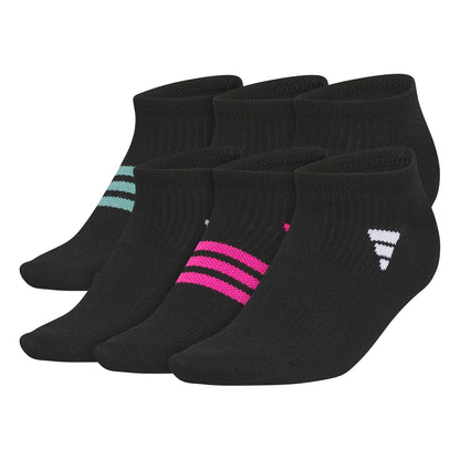 adidas Superlite 3.0 Calcetines Invisibles Paquete de 6 - G - Negro - Polvo Verde Azul - Azul