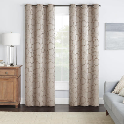 Eclipse Cortina Térmica de Microfibra con Ojales - 106.7An x 160Al cm (1 Paneles) - Linen