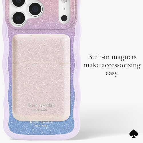 Kate Spade New York - Funda para iPhone 17 Pro MAX, Compatible con MagSafe, diseño de Purpurina ópalo
