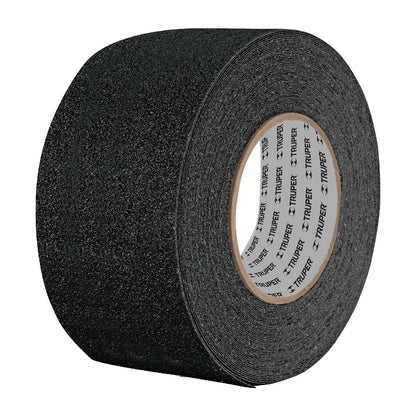 Truper CIA-25N, Cinta antiderrapante con abrasivo, rollo, 50 mm, negra
