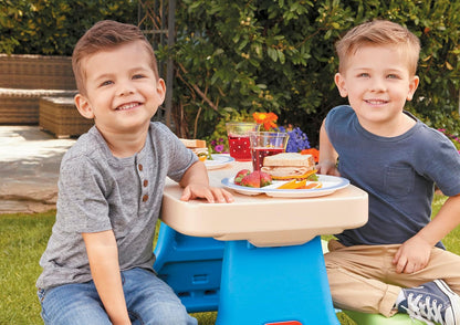 Little Tikes Easy Store Junior Play Table, Verde