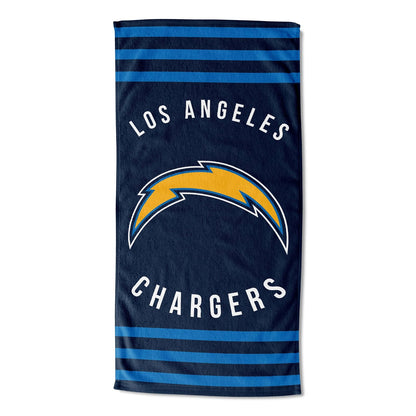 Northwest NFL Unisex-Adult Beach Towel - Chargers de Los Ángeles - 30" x 60" - Rayas