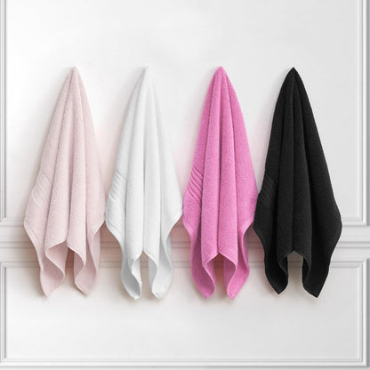 Juicy Couture Alyssa Luxury Juego de 6 Piezas-(2) Toallitas de baño y 2 Toallitas de baño Premium Negro