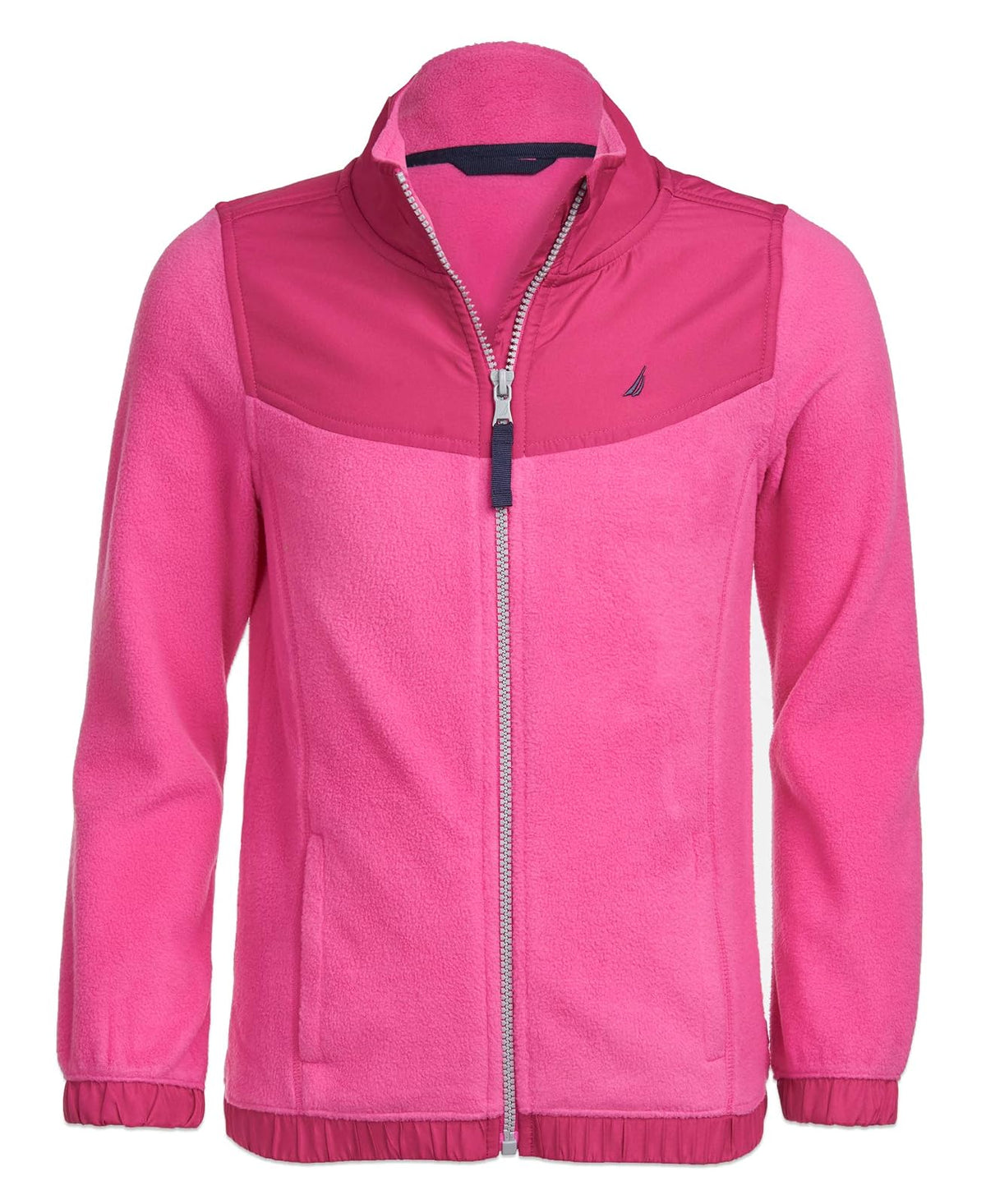 Nautica Sudadera de Forro Polar para Uniforme Escolar Niña - Rosa - 12
