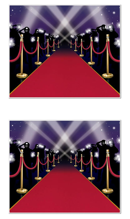 Red Carpet Insta - Fondo de fondo para fotos (2 unidades)
