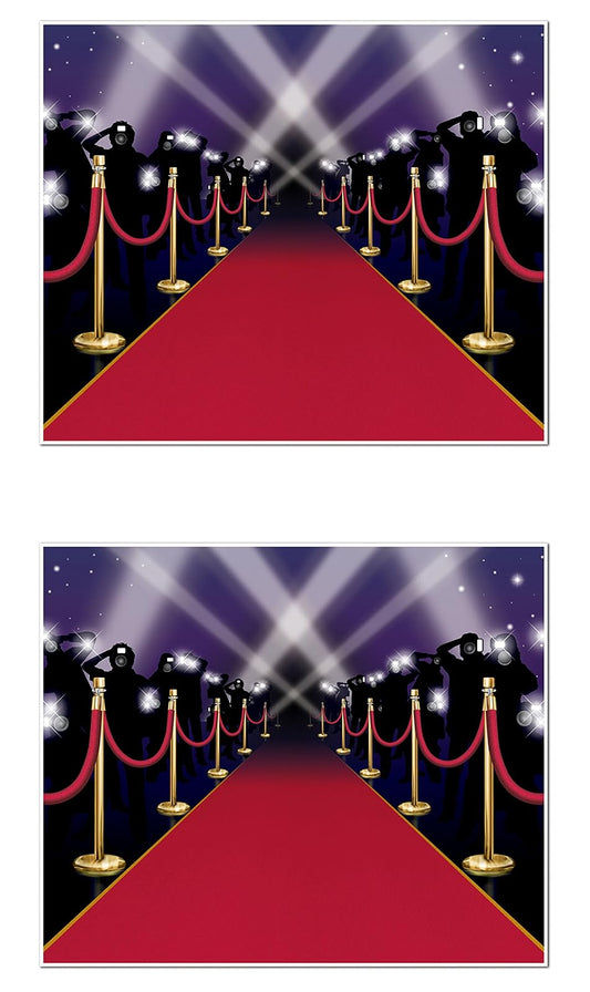 Red Carpet Insta - Fondo de fondo para fotos (2 unidades)