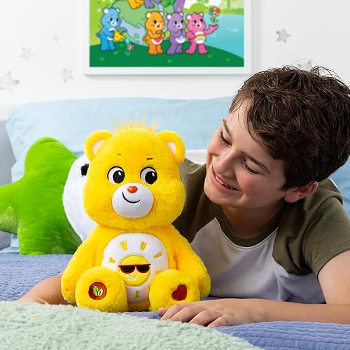 Care Bears Oso de Peluche, 14 Pulgadas - Funshine Bear
