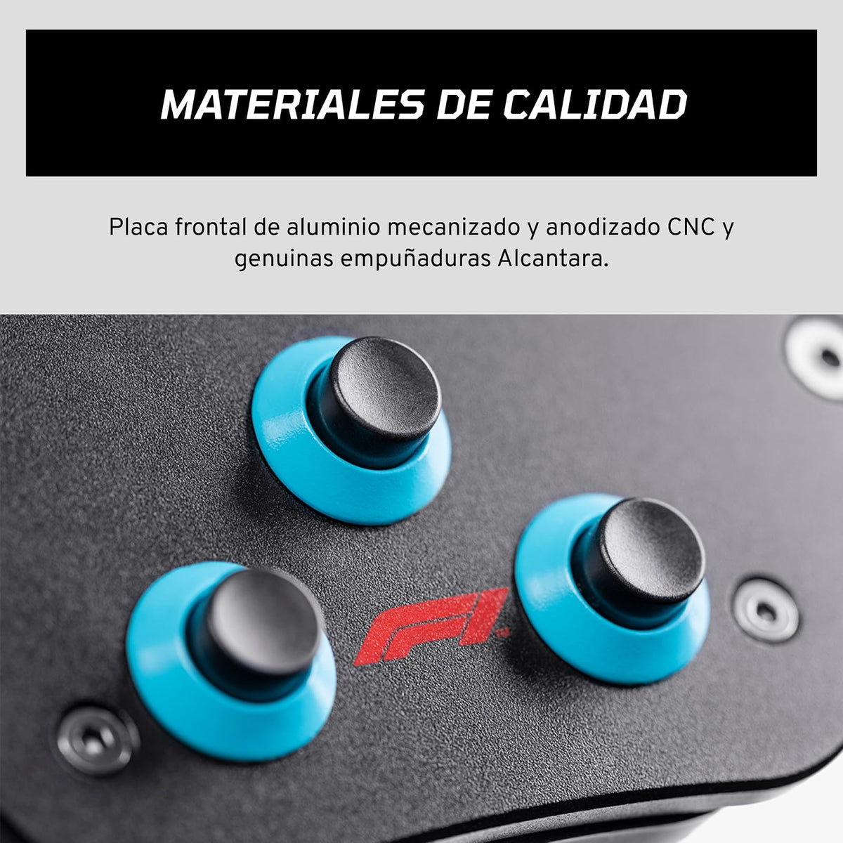 FANATEC Sim Racing ClubSport Volante F1 Esports V2 – Licencia Oficial de Fórmula 1, Empuñaduras Alcantara, Pantalla LED, Magnetic Paddles, Motores de Vibración Integrados – PC