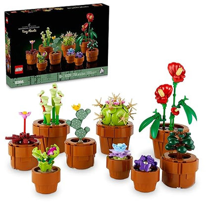 LEGO Plantas Pequeñas - Model Kit de Construcción para Adultos, Años 18+ - Plantas Artificiales Decoración para Hogar - 10329