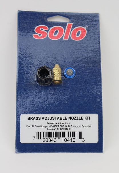 SOLO 0610410-P - Kit de Boquilla Ajustable de latón