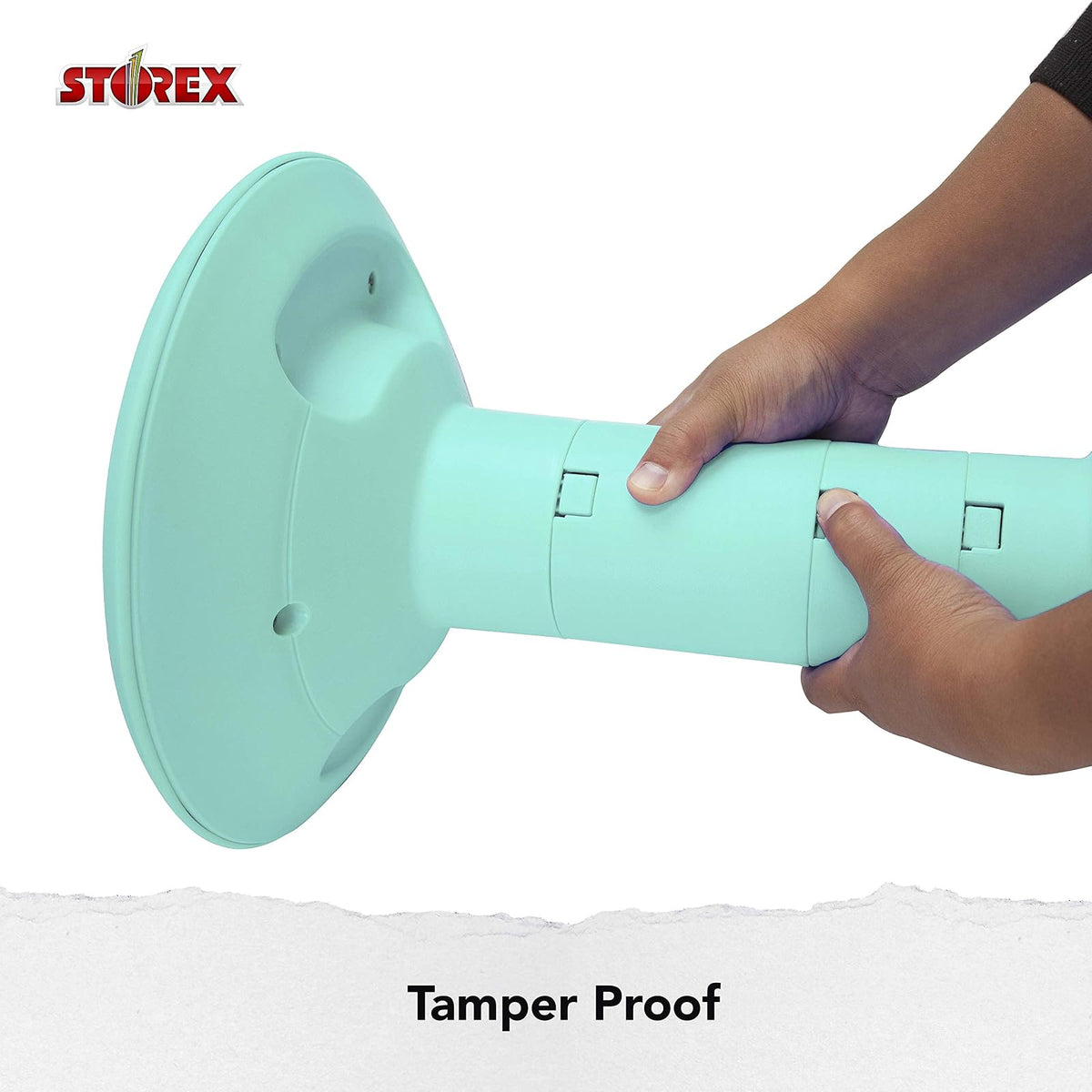 Storex - Taburete Wiggle – Asiento Flexible Activo para Aula y Estudio en casa, Ajustable de 12 a 18 Pulgadas de Altura, Verde Azulado (00306U01C)