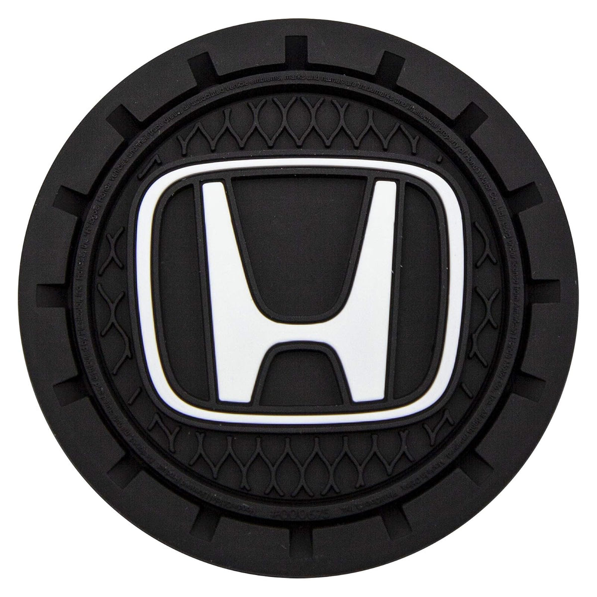 Plasticolor Posavasos de Plástico para Honda, Negro, 000675R01