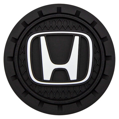 Plasticolor Posavasos de Plástico para Honda, Negro, 000675R01