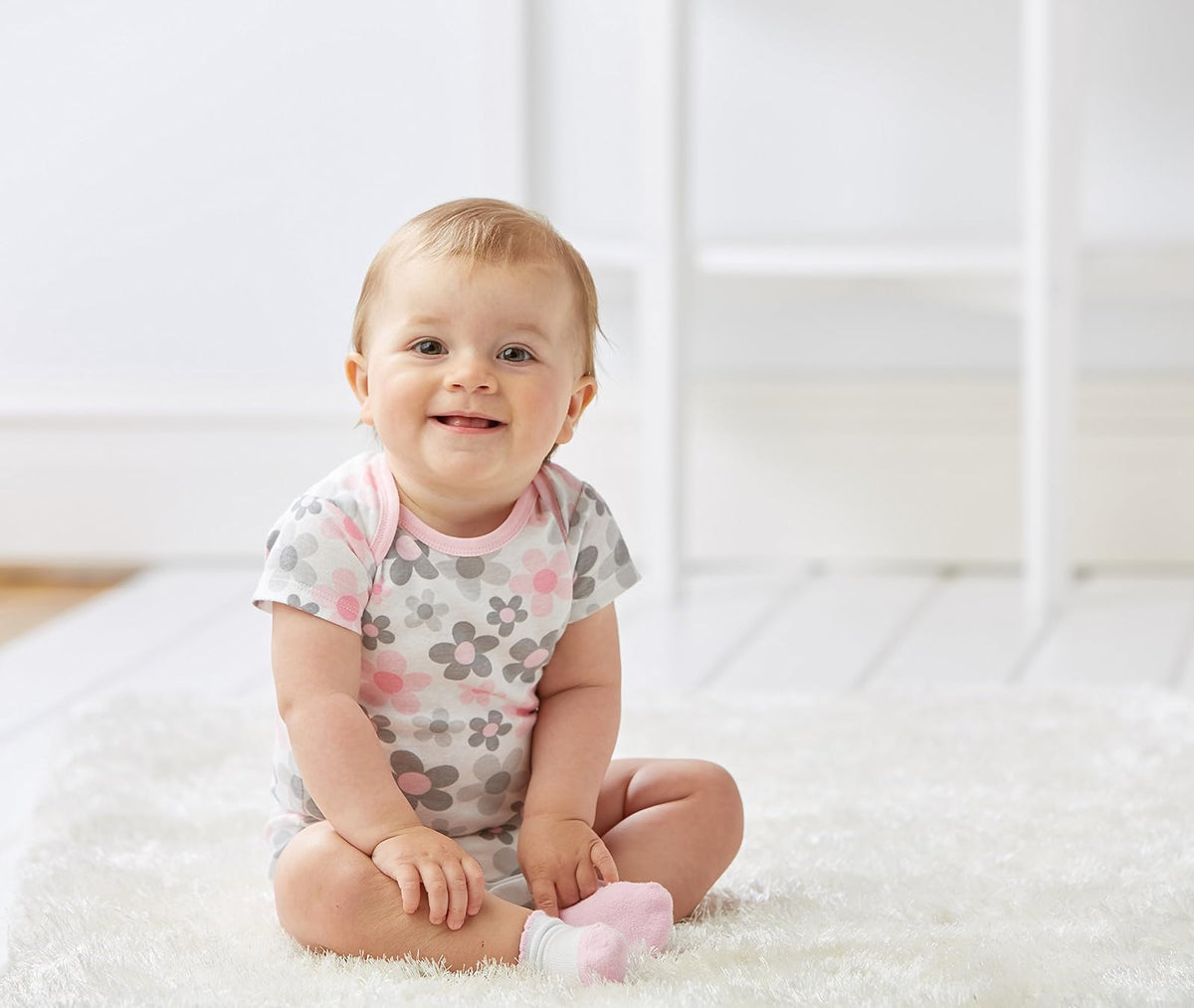 Gerber Enterizo variado de 5 mamelucos para niñas