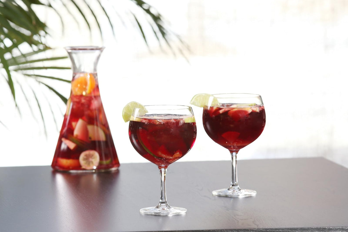 Schott Zwiesel Tritan Crystal Glass Barware Bar Special Sangria Margarita Vasos (juego de 6), 24 onzas, transparente