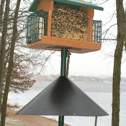 Woodlink NABAF18 Audubon Wrap Around Squirrel Baffle, 18 Pulgadas, Color Negro