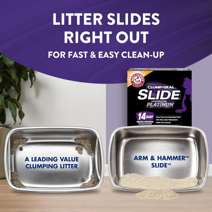 Arm & Hammer Slide Platinum - Arena para Gatos, multigato, 18 Libras