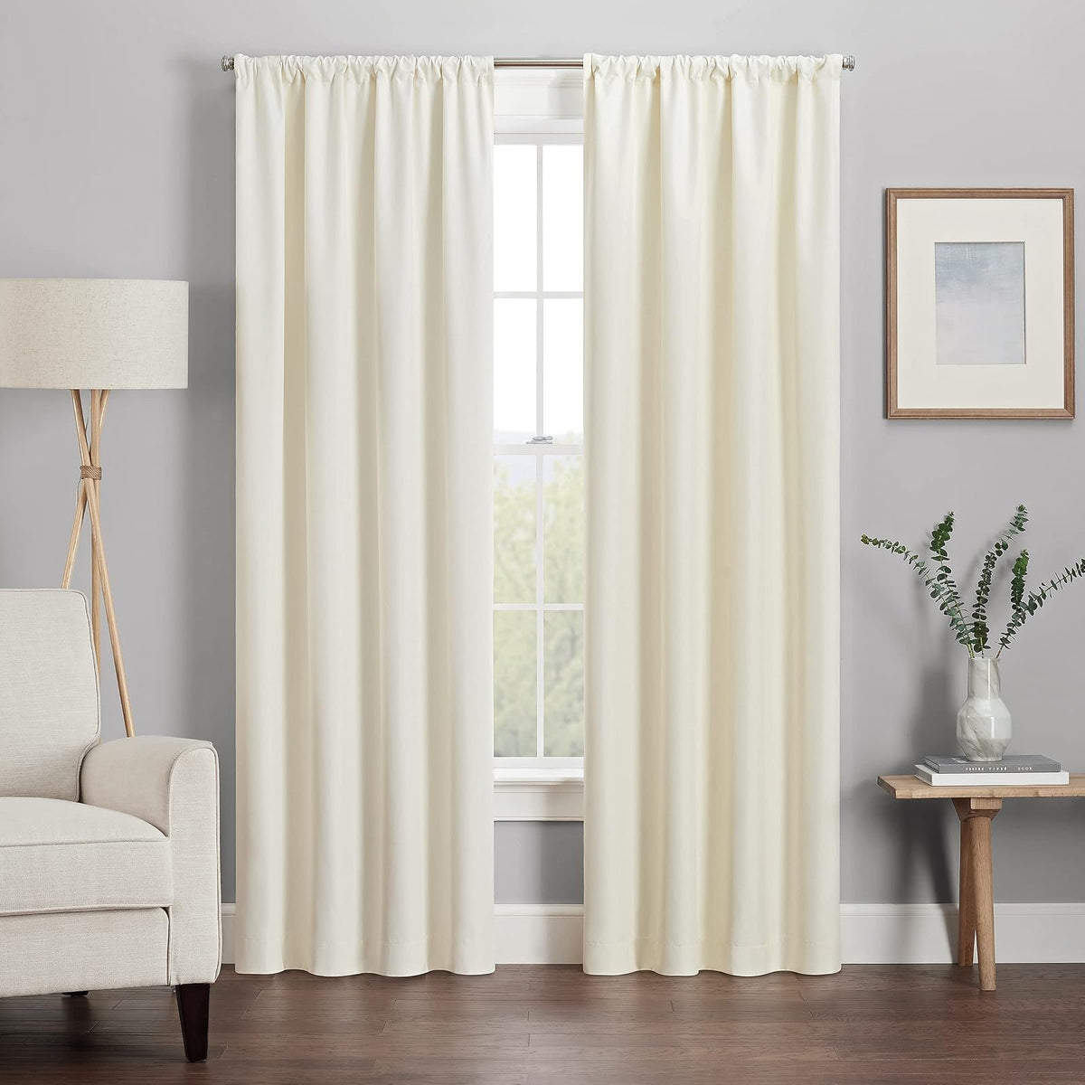 Eclipse Kendall Panel de Cortina Blackout Térmica - Marfil - 107An x 160Al cm (1 Paneles)