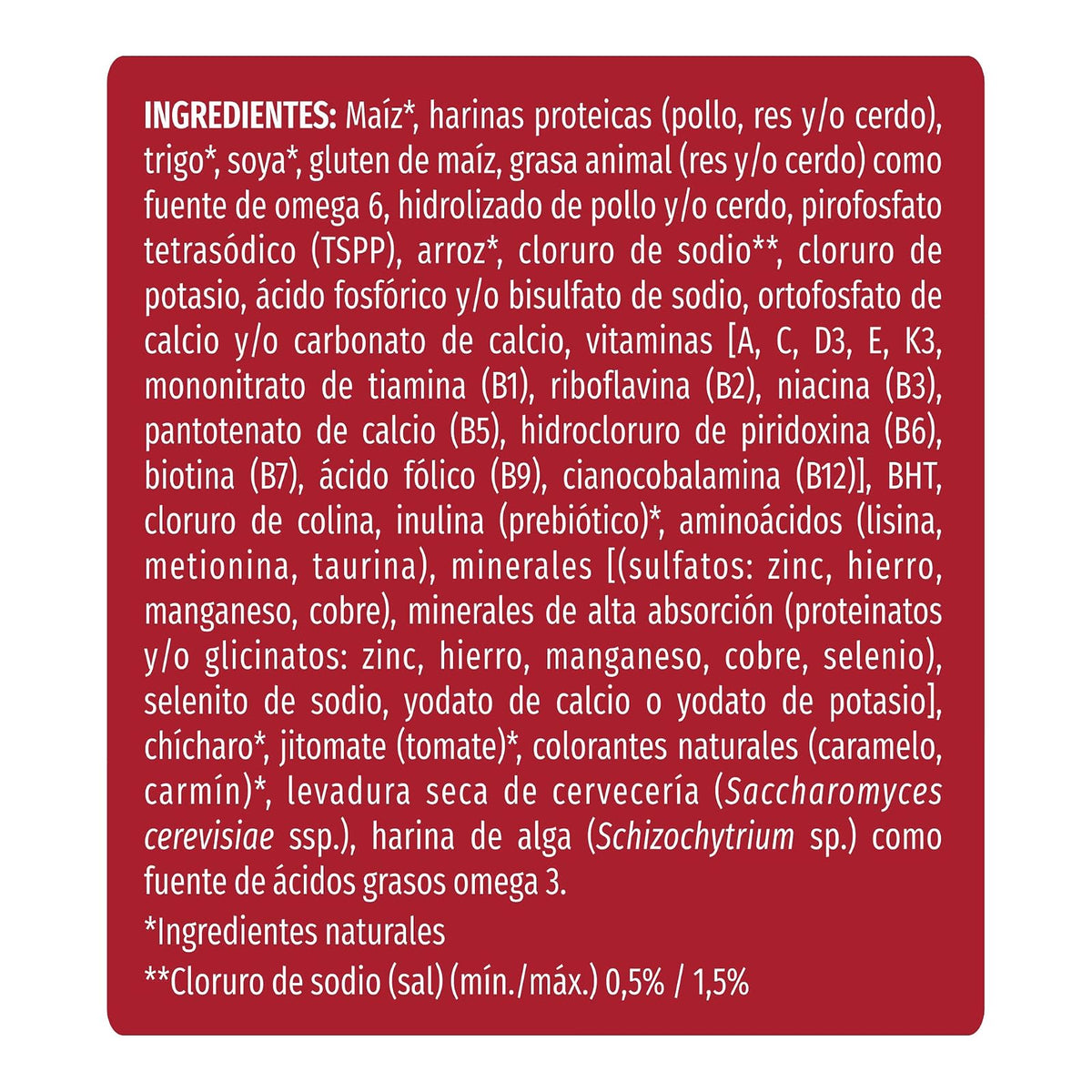 Purina Cat Chow Adulto Todos los Tamaños Sabor Carne 3Kg
