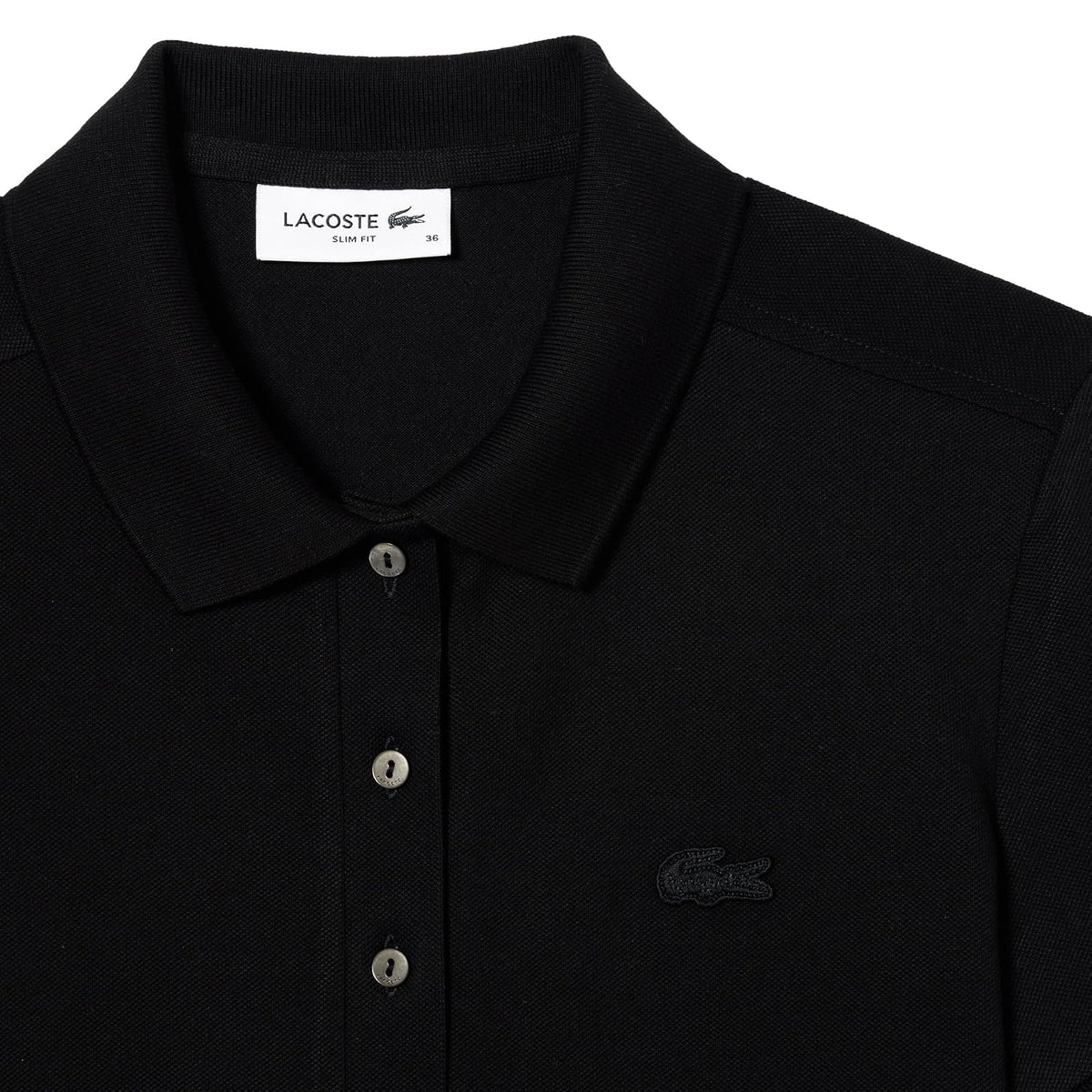 Lacoste Polo manga corta stretch Botones para Mujer