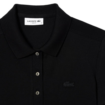 Lacoste Polo manga corta stretch Botones para Mujer