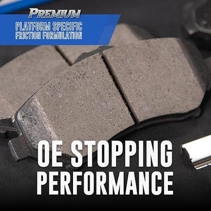 Bendix Premium SBC2275 Pastillas de freno delanteras de cerámica para Mazda 3 seleccionados 2014-2018, 3 Sport 2014-2018, CX-3 2016-2022, CX-30 2020-2025 (excepto modelos de construcción mexicana)