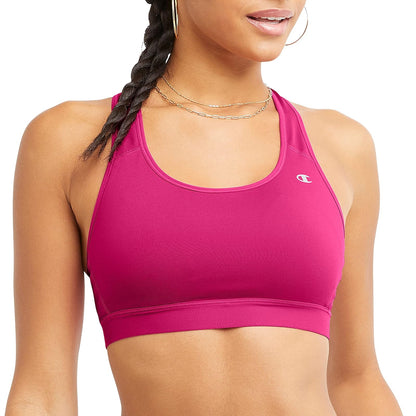 Champion Brasier Deportivo de Compresión Alto Impacto - 2XL - Fucsia fantástica.