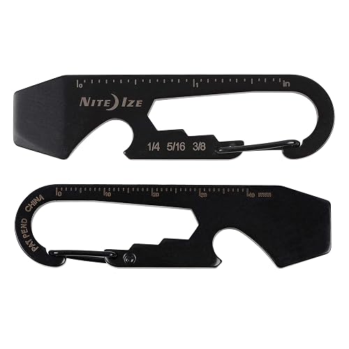 Nite Ize Doohickey Llavero Multiusos Negro 6.60cm x 1.77cm x 0.25cm