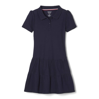 French Toast - Vestido Polo de piqué con Volantes para niña