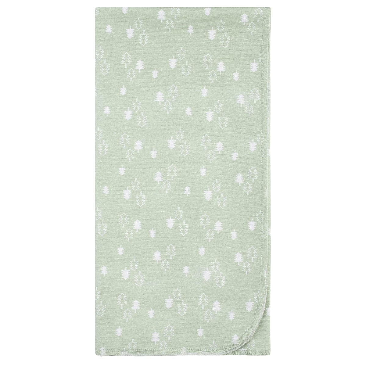 Gerber - Manta para bebé recién Nacido, 100% Franela de algodón, Color Blanco Bosque, 5 Unidades (Paquete de 1)