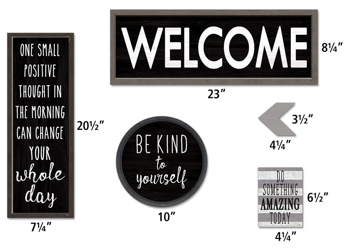 Teacher Created Resources - Juego de tablones de anuncios para decoración de pared (TCR8505)