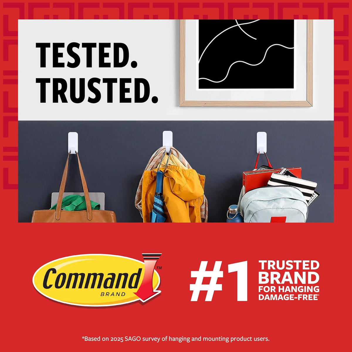 Command Small Refill Strips, White, 64-Strips (GP022-64NA) - Easy to Open Packaging