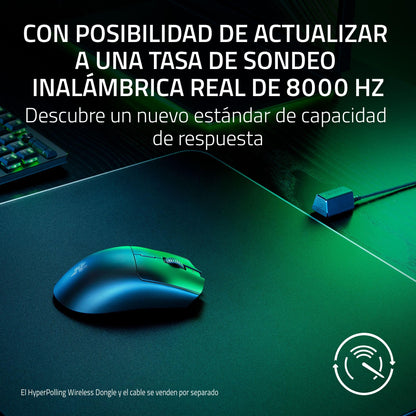 Razer Viper V3 HyperSpeed Ratón Inalámbrico para Esports: Diseño Ligero De 82g - Sensor Óptico De 30K dpi - hasta 280 Horas De Batería - Inalámbrico HyperSpeed - Interruptores Mecánicos Gen-2 - Negro