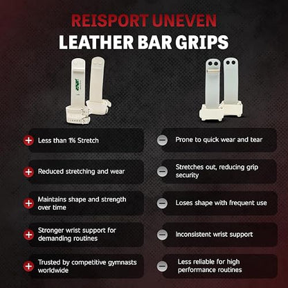 Reisport Puños de Barra de Doble Hebilla para Mujer