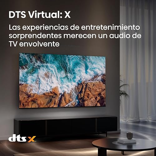 Hisense Television A65N (Modelo 2025) Pantalla 43 Pulgadas, Smart Vidaa TV UHD 4K,Control Remoto por Voz con Alexa, Dolby Vision, Amplia Gama de Colores, Modo de Juego Plus, ALLM