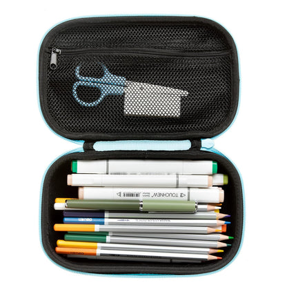 ZIPIT Estuche Malla para lápices | Estuche de gran capacidad | Estuche escolar para niñas y niños (Rosa)