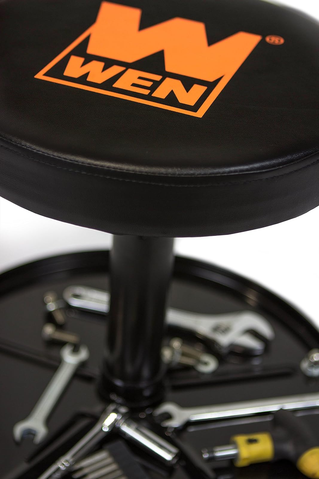 Wen 73012T - Taburete mecánico neumático de 300 Libras de Capacidad