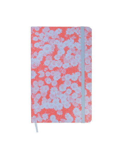Moleskine - Cuaderno de edición personalizada, tapa dura, rayas, grande (5 x 8.2 pulgadas), lavanda suave/rojo, 240 páginas