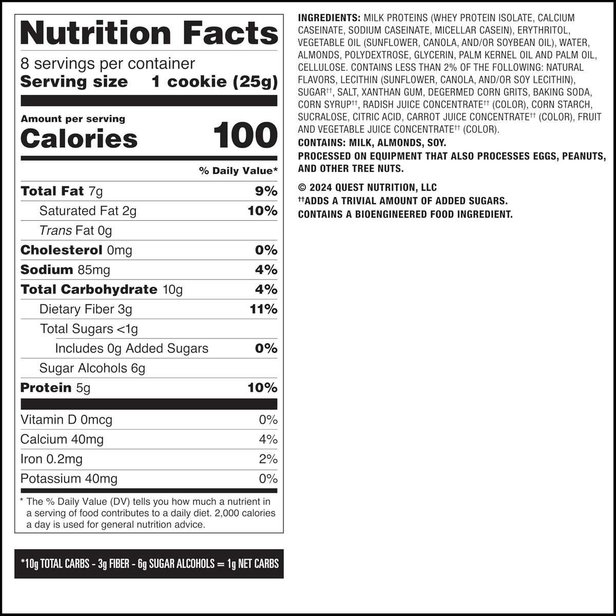 Quest Nutrition Frosted Cookies sabor Pastel de Fresa - 8 Piezas