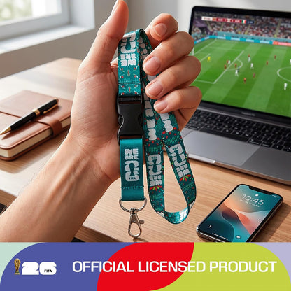 Cordón porta credenciales de países anfitriones - Mexico con licencia oficial de la COPA MUNDIAL DE LA FIFA 2026ᵀᴹ