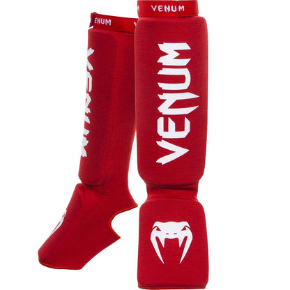 Venum Kontact Espinilleras y Protectores de Empeine - Espinilleras - Rojo