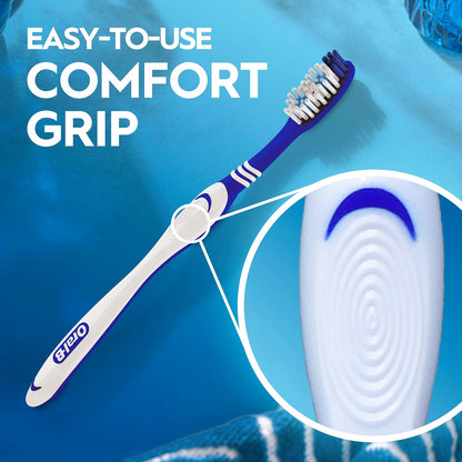 Oral-B cepillo para polvo de dientes de doble limpieza, suave, 6 unidades